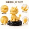 Exquisite resin Qilin ornament for desk — relieves dullness, boosts positive energy, a healing desktop decoration piece.